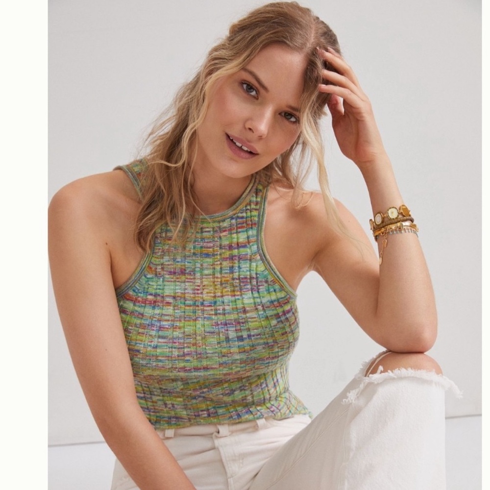 ANTHROPOLOGIE GREEN TANK TOP! NEVER WORN